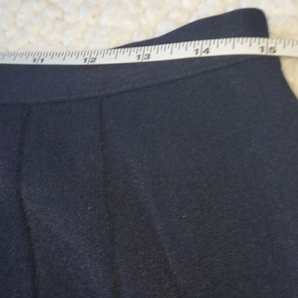 Talbots Stretch Pocketed Zip & Clasp Accent Slit Hem Dress Sz. 10 Pants - Picture 8 of 10